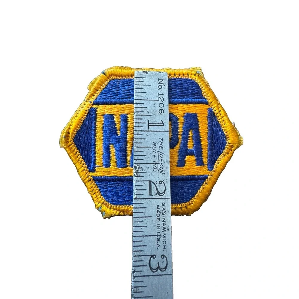 Vintage Napa Auto Parts Blue Yellow Patch For Hat Or Clothing